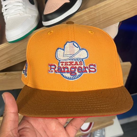 Texas rangers fitted cap